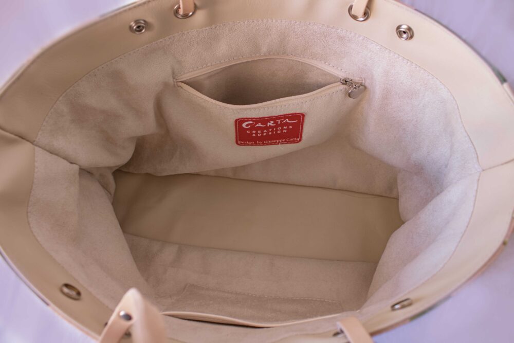 Borsa limoni beige piccola - immagine 2